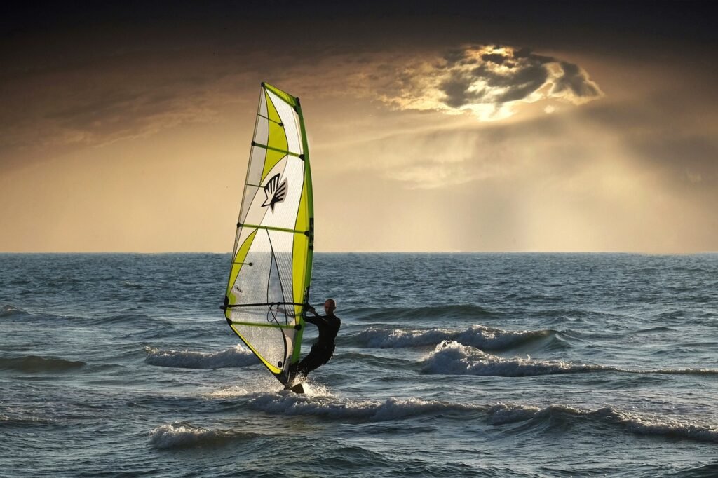 windsurfing, sea, clouds-2298647.jpg